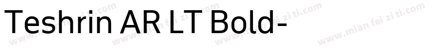 Teshrin AR LT Bold字体转换
